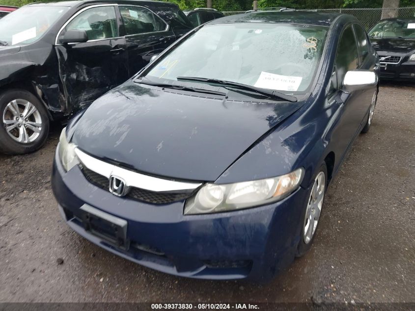 2009 Honda Civic Lx VIN: 2HGFA16569H546330 Lot: 39373830