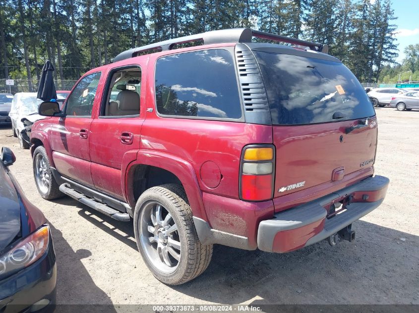 2005 Chevrolet Tahoe Z71 VIN: 1GNEK13T25R257747 Lot: 39373873