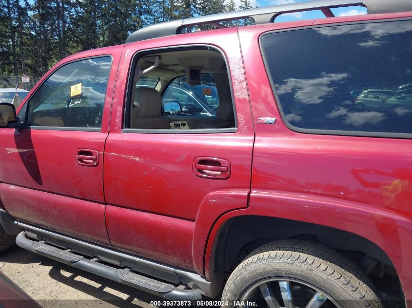 2005 Chevrolet Tahoe Z71 VIN: 1GNEK13T25R257747 Lot: 39373873