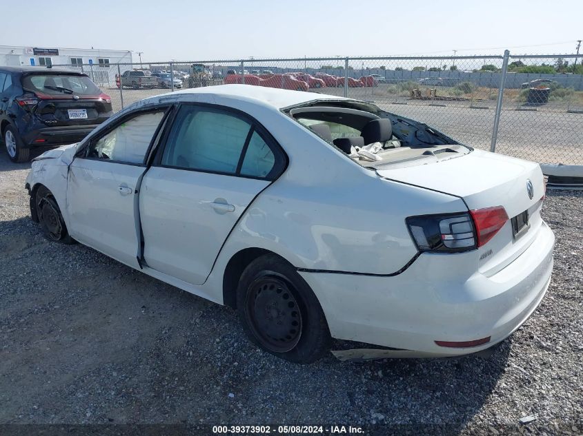 2016 Volkswagen Jetta 1.4T S VIN: 3VW267AJ9GM300700 Lot: 39373902