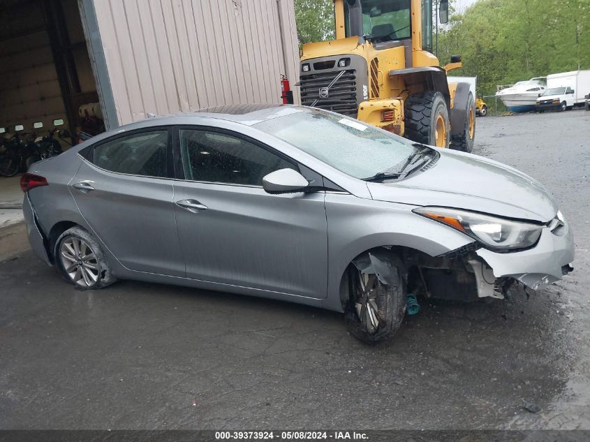 2015 Hyundai Elantra Se VIN: 5NPDH4AE4FH633995 Lot: 39373924