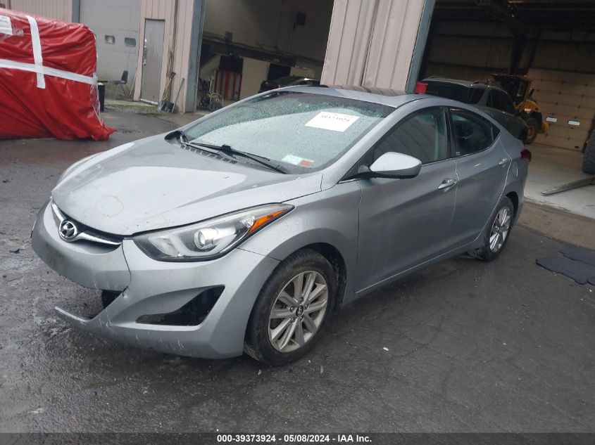 2015 Hyundai Elantra Se VIN: 5NPDH4AE4FH633995 Lot: 39373924