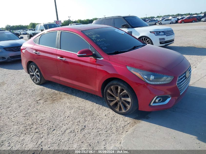 2019 Hyundai Accent Limited VIN: 3KPC34A30KE059662 Lot: 39373931