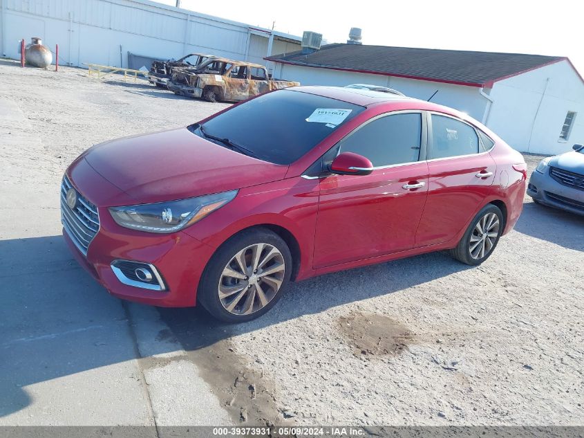 2019 Hyundai Accent Limited VIN: 3KPC34A30KE059662 Lot: 39373931