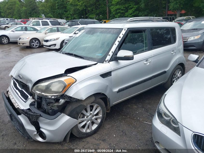 2012 Kia Soul + VIN: KNDJT2A64C7445945 Lot: 39373949