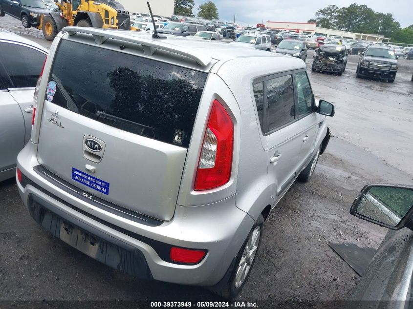 2012 Kia Soul + VIN: KNDJT2A64C7445945 Lot: 39373949