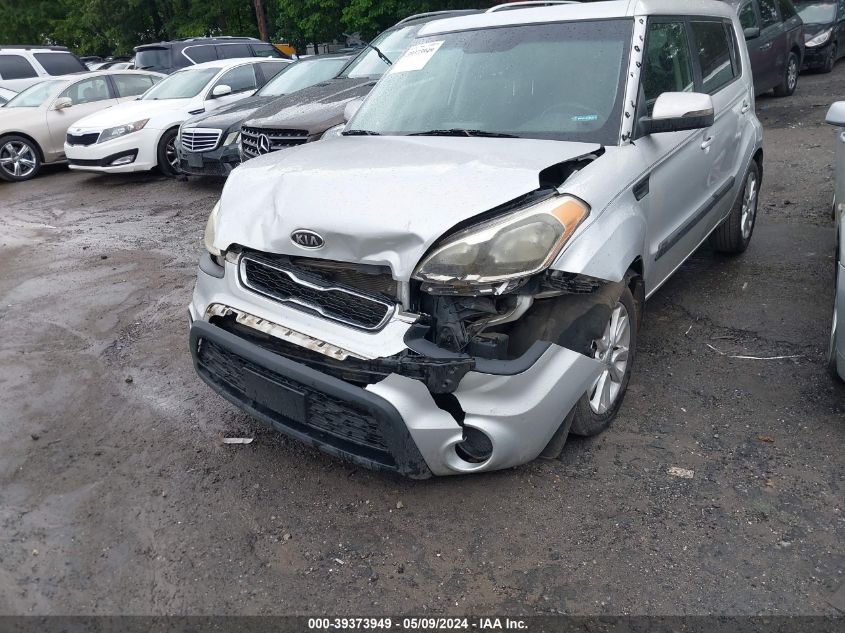 2012 Kia Soul + VIN: KNDJT2A64C7445945 Lot: 39373949