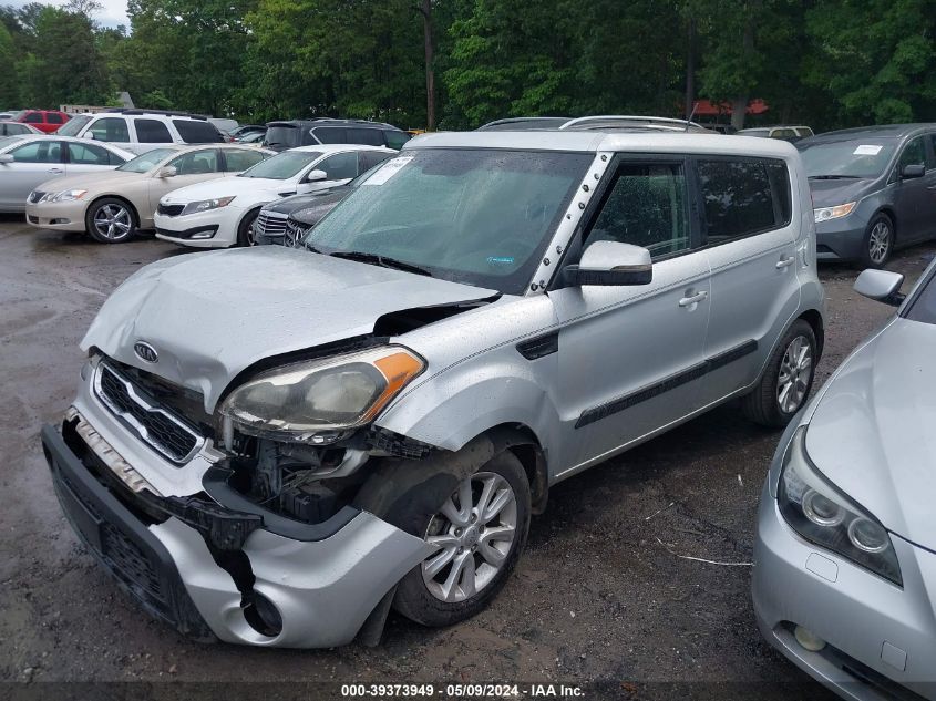 2012 Kia Soul + VIN: KNDJT2A64C7445945 Lot: 39373949