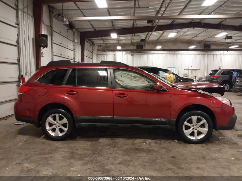 2014 Subaru Outback 2.5I Premium VIN: 4S4BRBCC4E3209016 Lot: 39373965