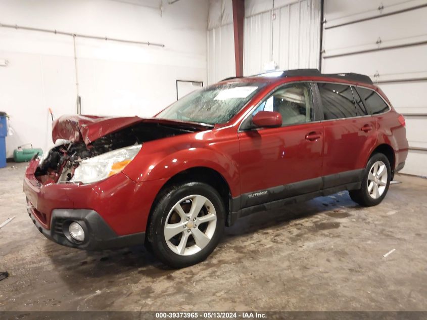 2014 Subaru Outback 2.5I Premium VIN: 4S4BRBCC4E3209016 Lot: 39373965