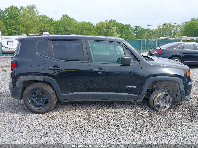 2019 Jeep Renegade Sport 4X4 VIN: ZACNJBAB3KPK55301 Lot: 39373968