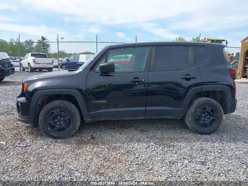 2019 Jeep Renegade Sport 4X4 VIN: ZACNJBAB3KPK55301 Lot: 39373968