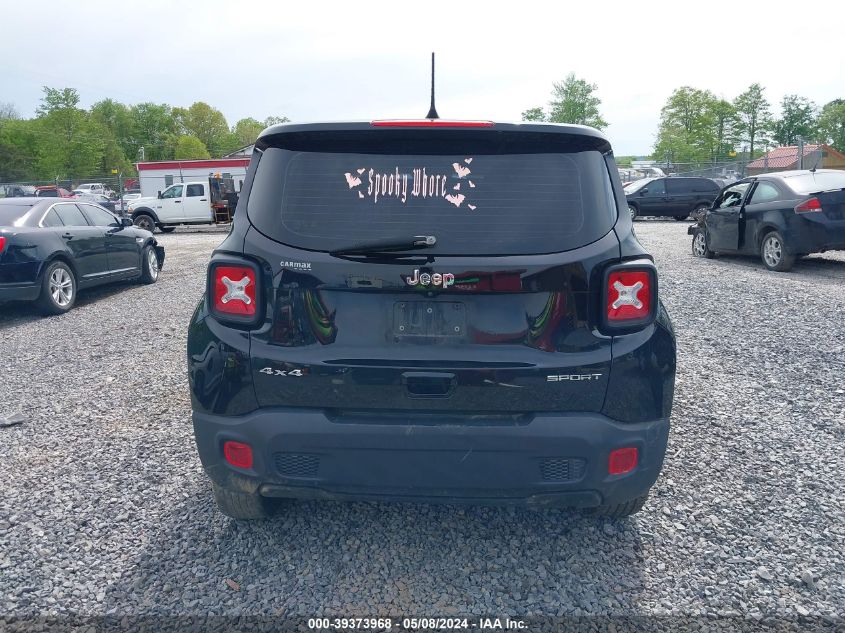 2019 Jeep Renegade Sport 4X4 VIN: ZACNJBAB3KPK55301 Lot: 39373968