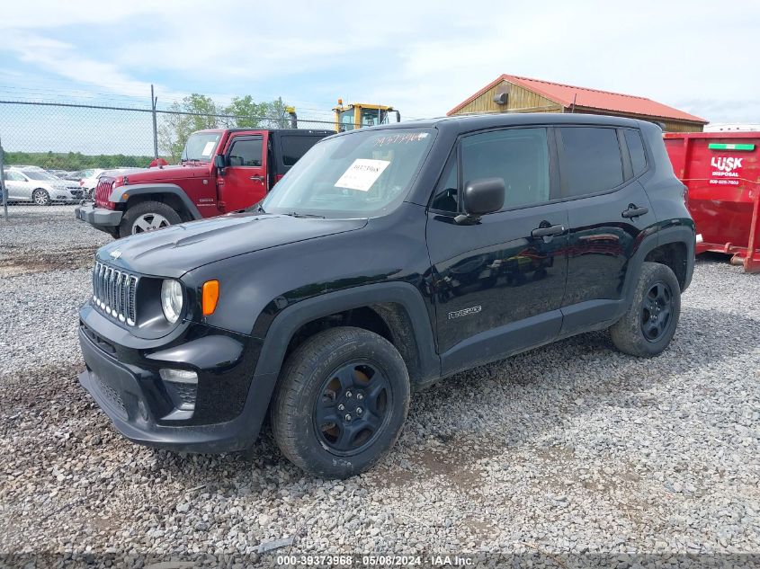 2019 Jeep Renegade Sport 4X4 VIN: ZACNJBAB3KPK55301 Lot: 39373968