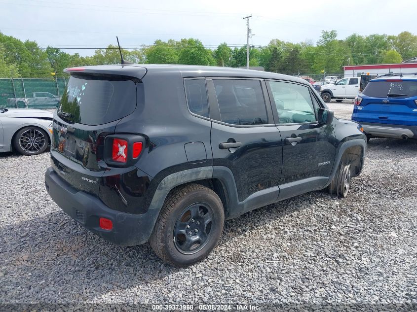 2019 Jeep Renegade Sport 4X4 VIN: ZACNJBAB3KPK55301 Lot: 39373968