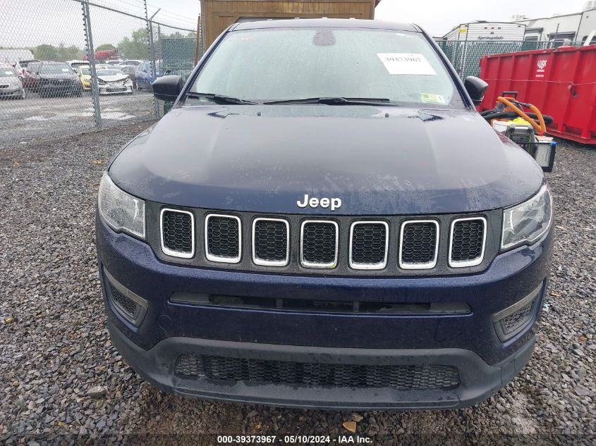 2021 Jeep Compass Sport 4X4 VIN: 3C4NJDAB8MT521308 Lot: 39373967