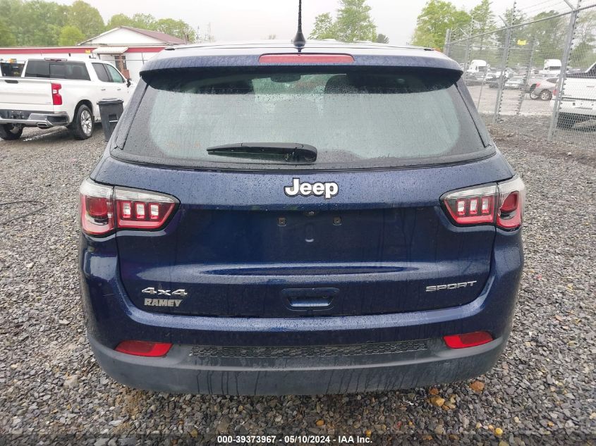 2021 Jeep Compass Sport 4X4 VIN: 3C4NJDAB8MT521308 Lot: 39373967