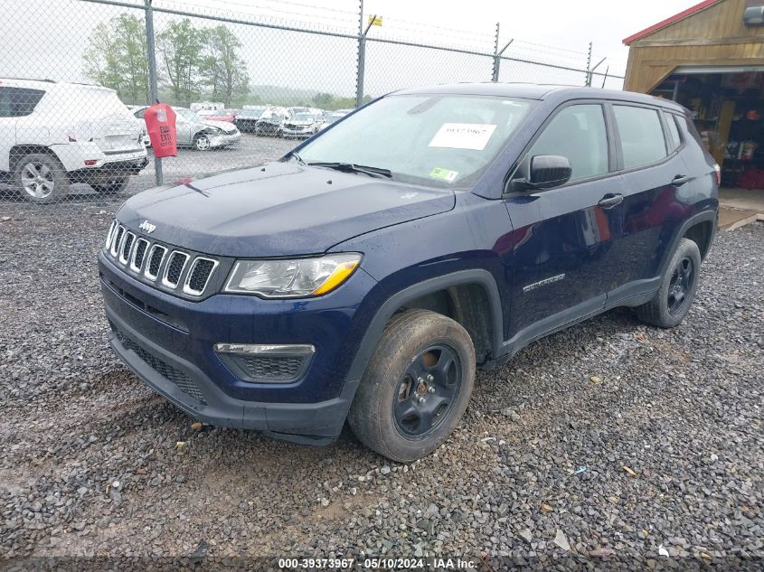 2021 Jeep Compass Sport 4X4 VIN: 3C4NJDAB8MT521308 Lot: 39373967