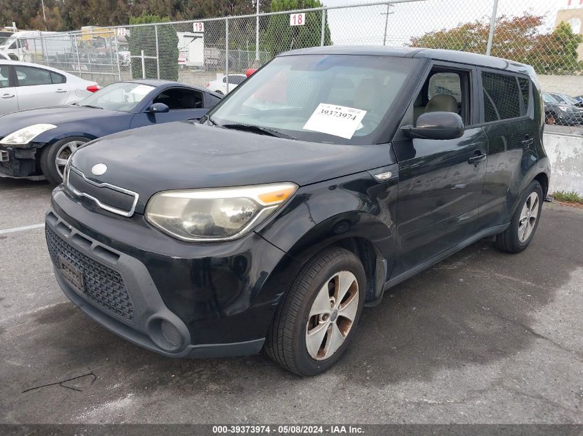 2014 Kia Soul VIN: KNDJN2A25E7108808 Lot: 39373974