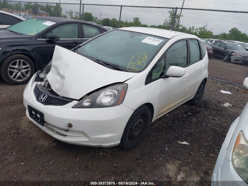 2013 Honda Fit VIN: JHMGE8H38DC032176 Lot: 39373978