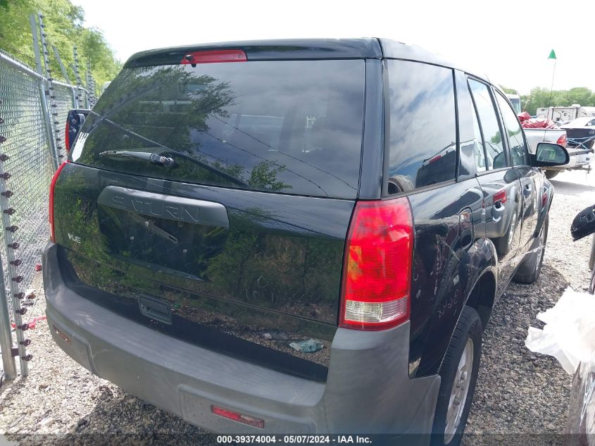 2003 Saturn Vue 4 Cyl VIN: 5GZCZ23D83S827264 Lot: 39374004