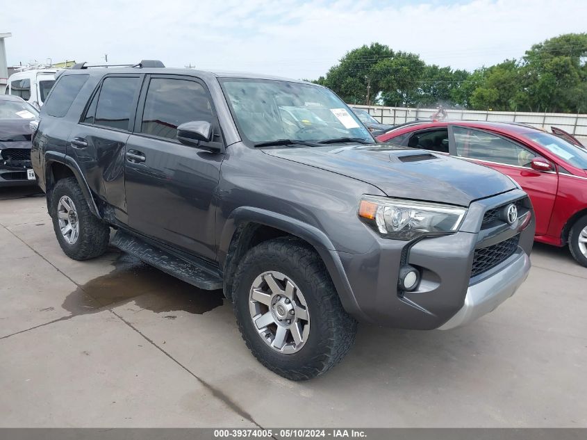 2015 Toyota 4Runner Trail VIN: JTEBU5JR2F5258017 Lot: 39374005