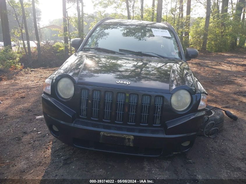 2008 Jeep Compass Sport VIN: 1J8FT47W78D722100 Lot: 39374022