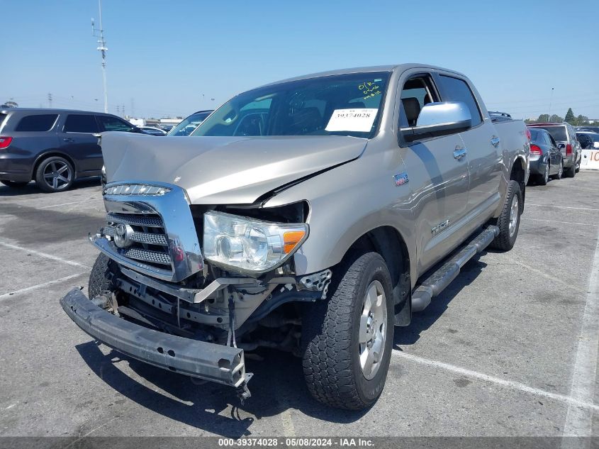 2008 Toyota Tundra Limited 5.7L V8 VIN: 5TFEV58108X036792 Lot: 39374028