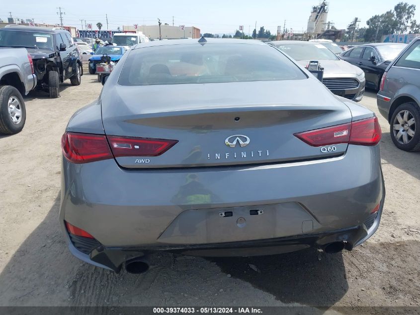 2017 Infiniti Q60 3.0T Premium VIN: JN1EV7EL8HM552193 Lot: 39374033