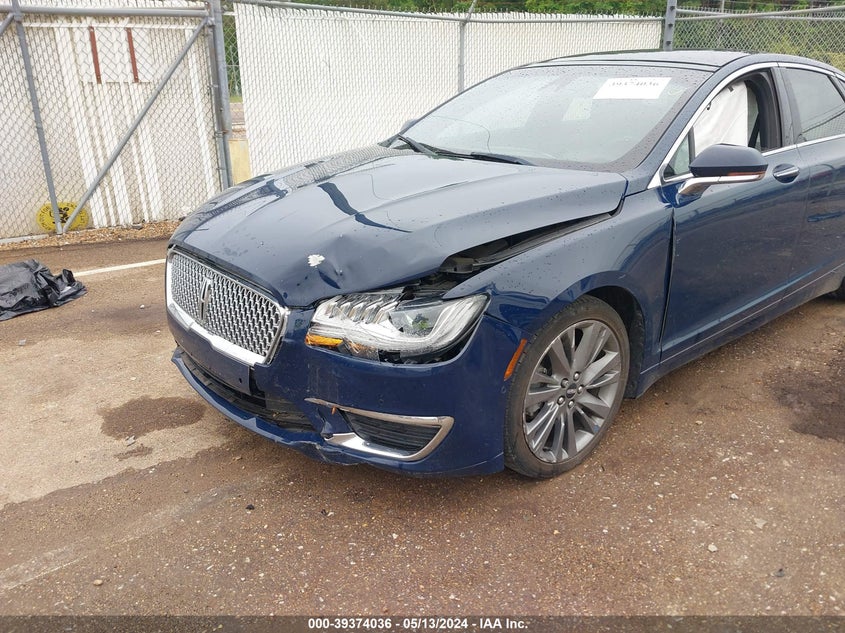 VIN 3LN6L5MU3JR627994 2018 LINCOLN MKZ HYBRID RESERVE