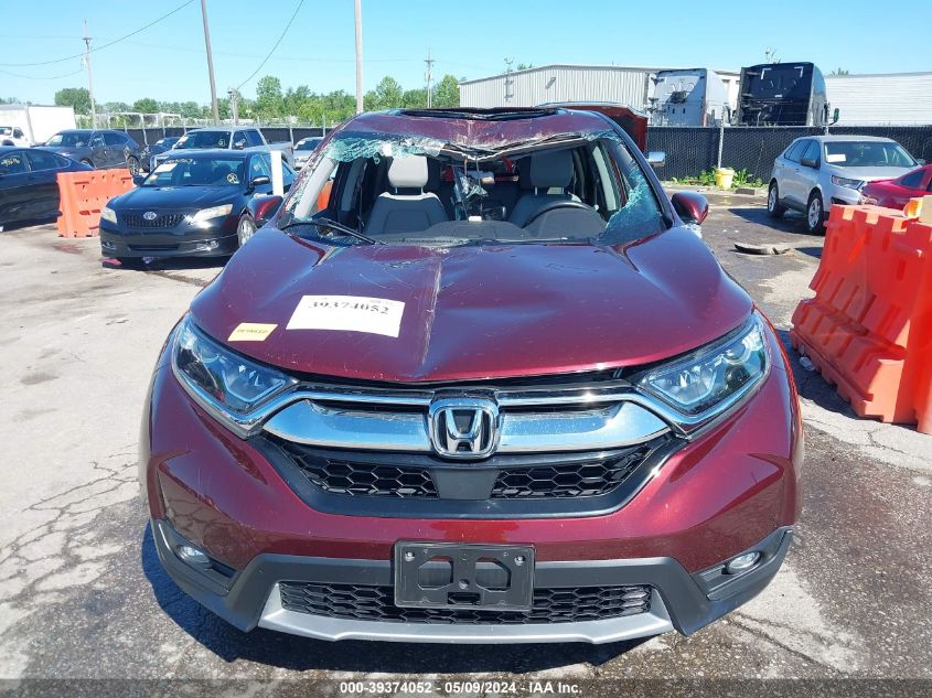 2019 Honda Cr-V Ex-L VIN: 5J6RW2H8XKL029299 Lot: 39374052