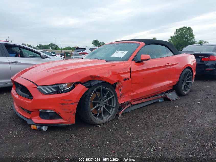 2016 Ford Mustang Gt Premium VIN: 1FATP8FFXG5312218 Lot: 39374054