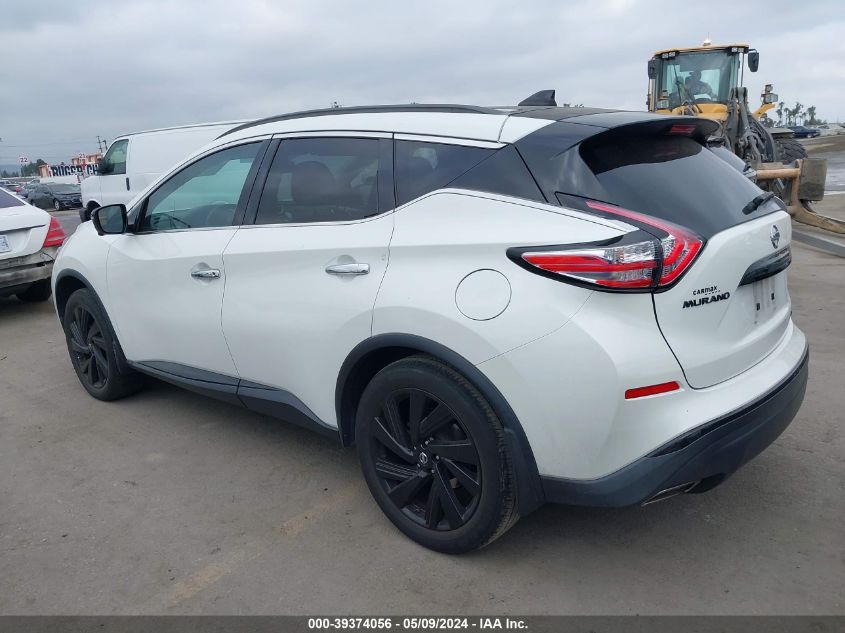 2018 Nissan Murano Sl VIN: 5N1AZ2MGXJN131949 Lot: 39374056