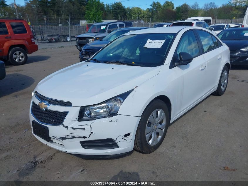 2014 Chevrolet Cruze Ls Auto VIN: 1G1PA5SG6E7144789 Lot: 39374064