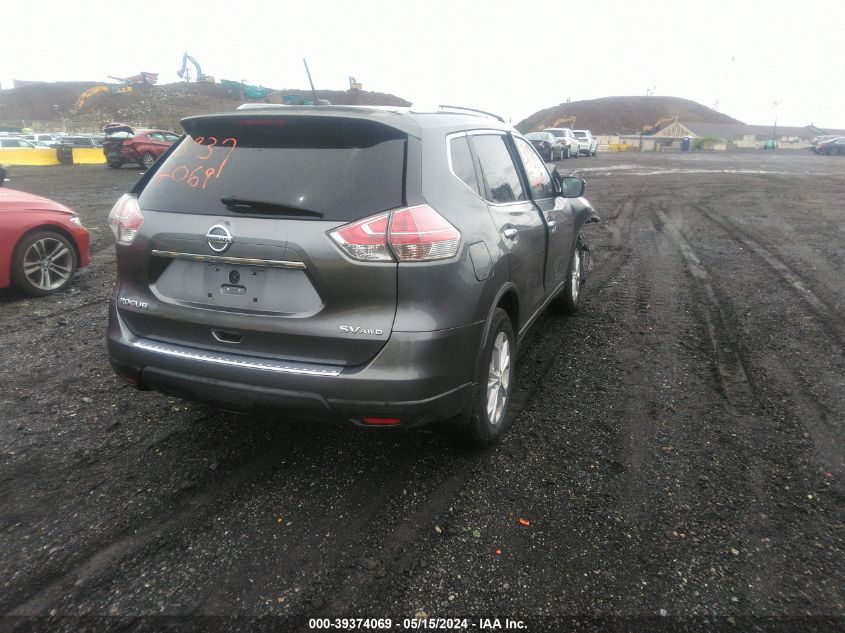 2015 Nissan Rogue Sv VIN: KNMAT2MV7FP514859 Lot: 39374069