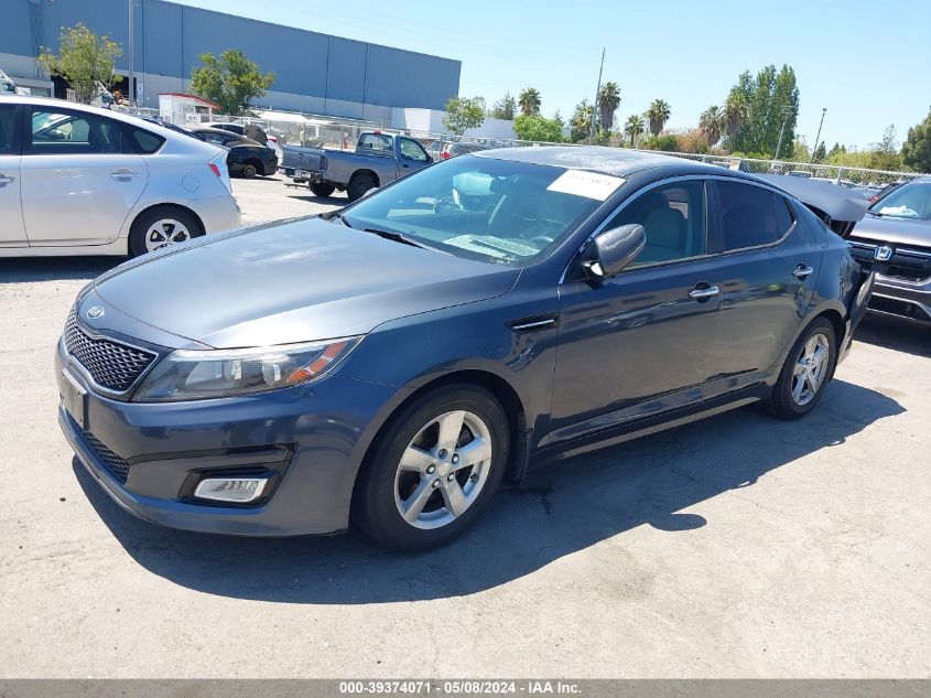 2015 Kia Optima Lx VIN: KNAGM4A76F5536305 Lot: 39374071