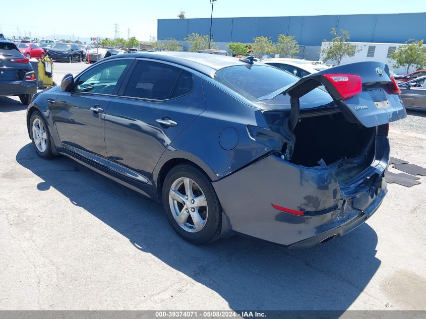 2015 Kia Optima Lx VIN: KNAGM4A76F5536305 Lot: 39374071