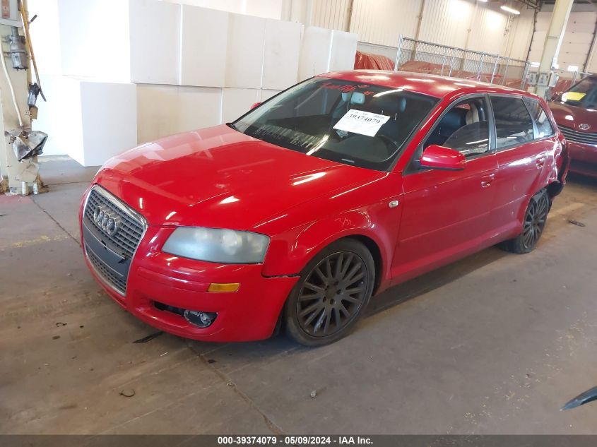 2006 Audi A3 2.0T VIN: WAUNF78P96A189388 Lot: 39374079