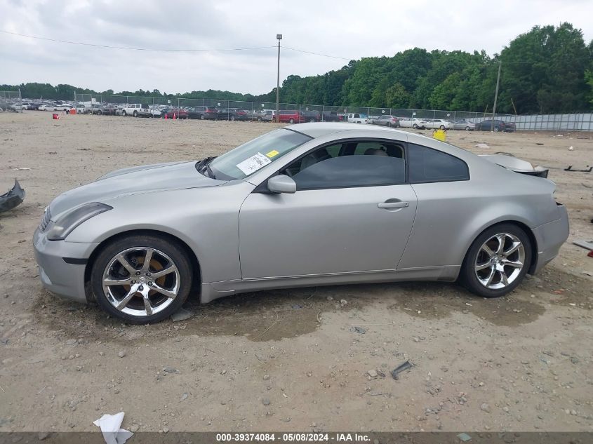 2003 Infiniti G35 VIN: JNKCV54E13M215139 Lot: 39374084