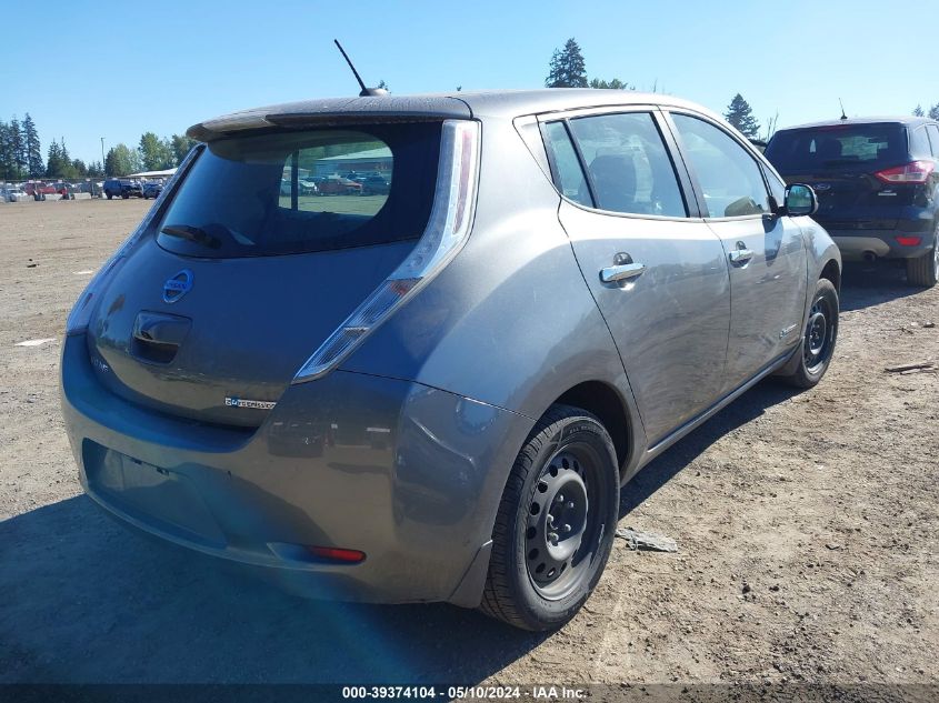 2016 Nissan Leaf S VIN: 1N4AZ0CPXGC302333 Lot: 39374104