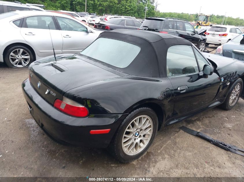 2000 BMW Z3 2.8 VIN: 4USCH3342YLF42570 Lot: 39374112