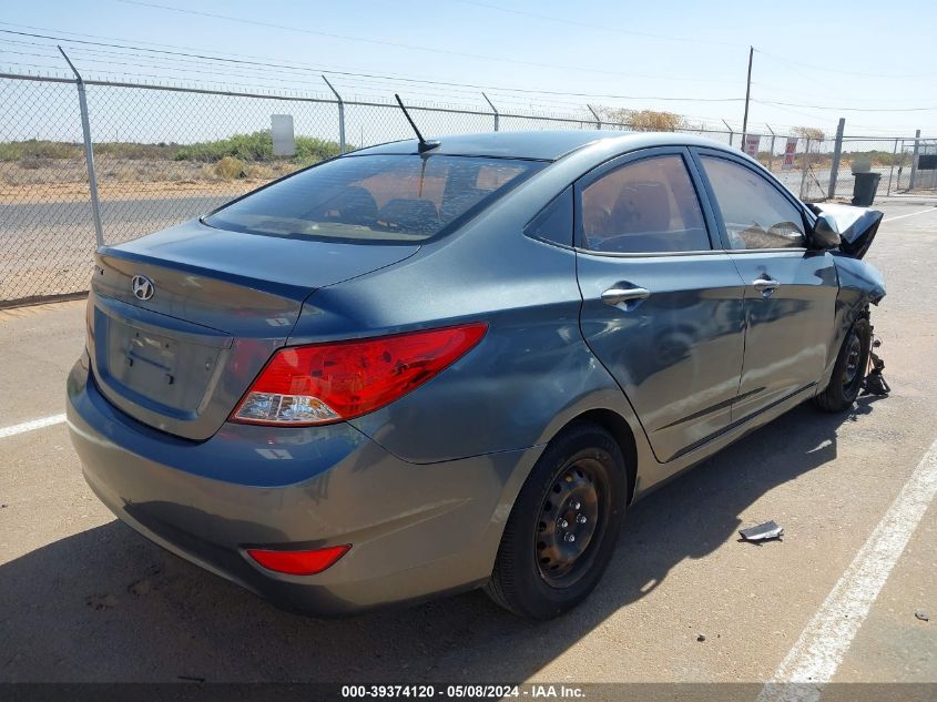 2012 Hyundai Accent Gls VIN: KMHCT4AEOCU212492 Lot: 39374120