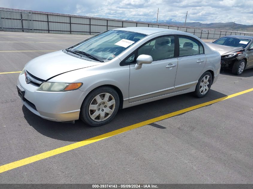 2008 Honda Civic Lx VIN: 1HGFA16528L053438 Lot: 39374143