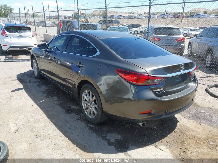 2016 Mazda Mazda6 I Sport VIN: JM1GJ1U5XG1444028 Lot: 39374155