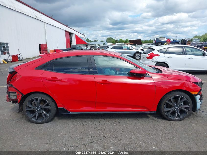 2019 Honda Civic Sport VIN: SHHFK7H45KU406718 Lot: 39374164