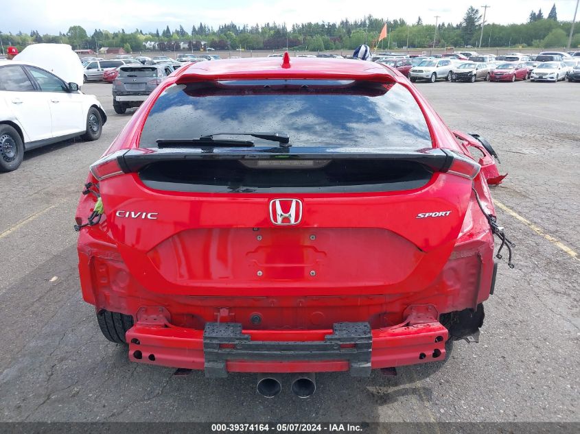 2019 Honda Civic Sport VIN: SHHFK7H45KU406718 Lot: 39374164