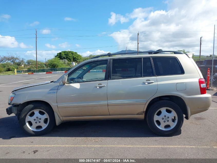 2004 Toyota Highlander Limited V6/V6 VIN: JTEDP21A340024570 Lot: 39374167