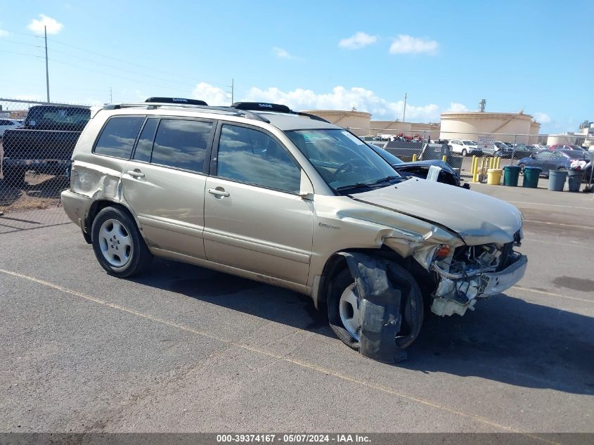 2004 Toyota Highlander Limited V6/V6 VIN: JTEDP21A340024570 Lot: 39374167