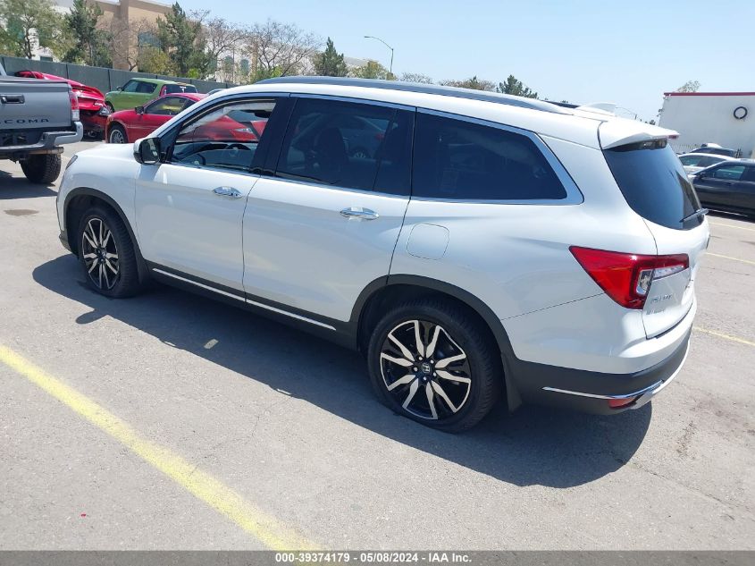 2021 Honda Pilot Awd Elite VIN: 5FNYF6H00MB002122 Lot: 39374179