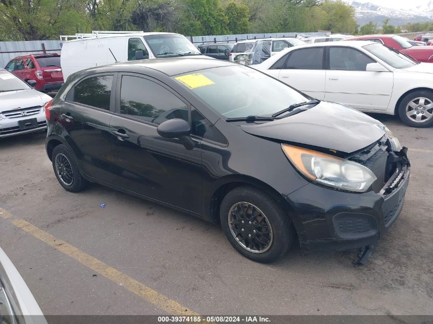 2013 Kia Rio Lx VIN: KNADM5A33D6110018 Lot: 39374185